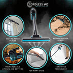 Aspiradora sin cables Inalámbrica - Azul