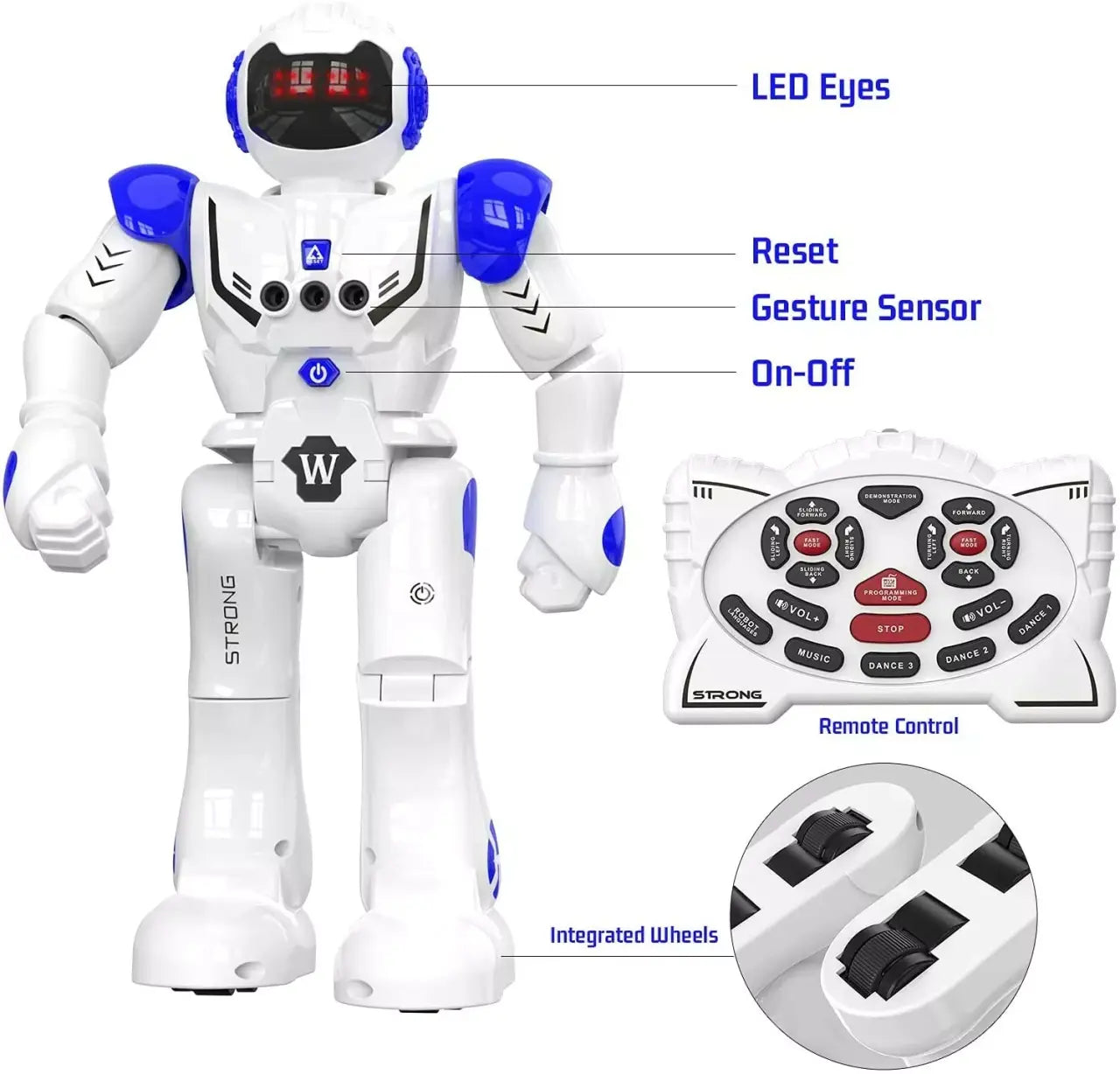 RC Smart Robot - Robot inteligente programable