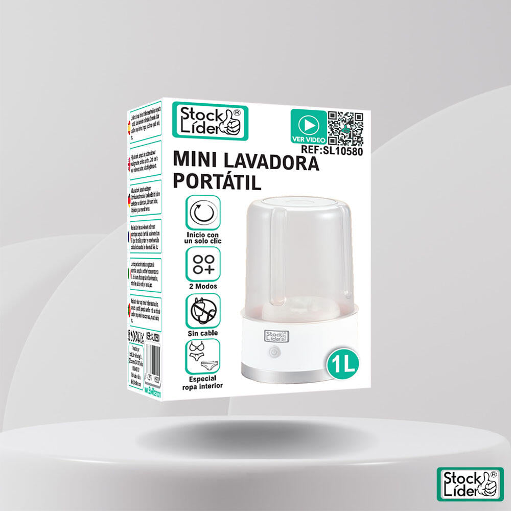 Mini lavadora portátil 12W de potencia