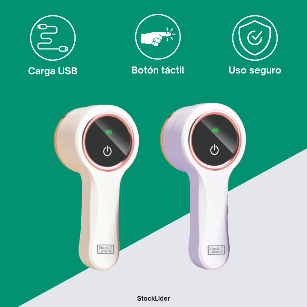 Quitapelusas eléctrico con depósito extraíble