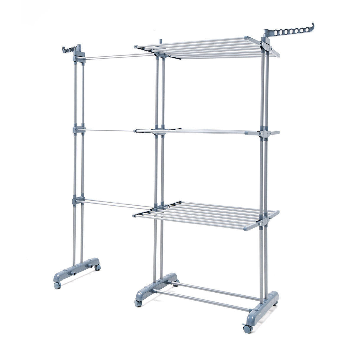 Tendedero Plegable Vertical Extensible con Ruedas Dolver XL 30 Barras