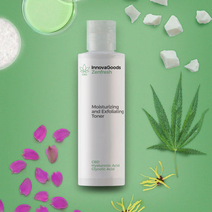 Tónico Facial Hidratante y Exfoliante CBD Zenfresh 150 ml