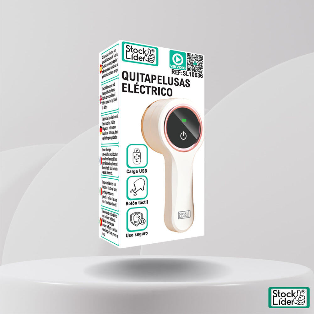 Quitapelusas eléctrico con depósito extraíble