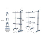 Tendedero Plegable Vertical Extensible con Ruedas Dolver XL 30 Barras