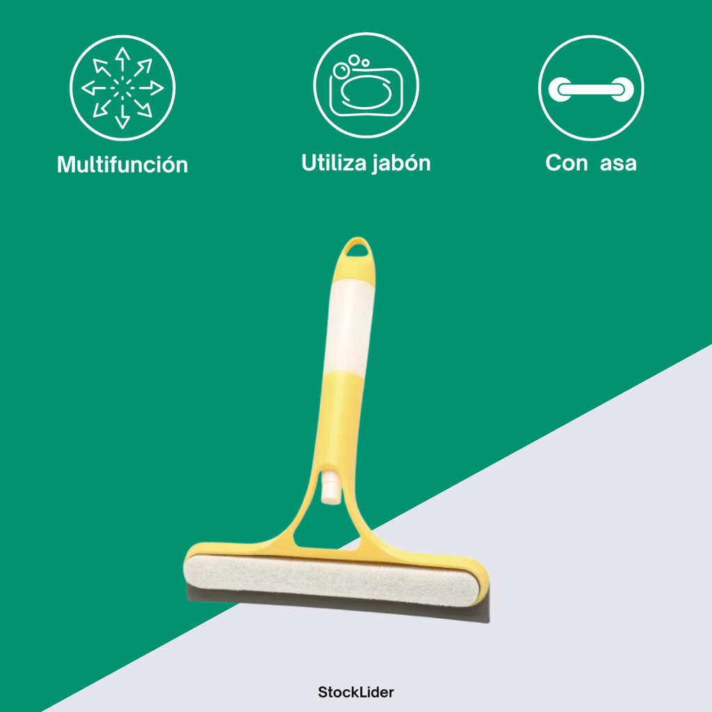 Limpiacristales con dispensador 3 en 1