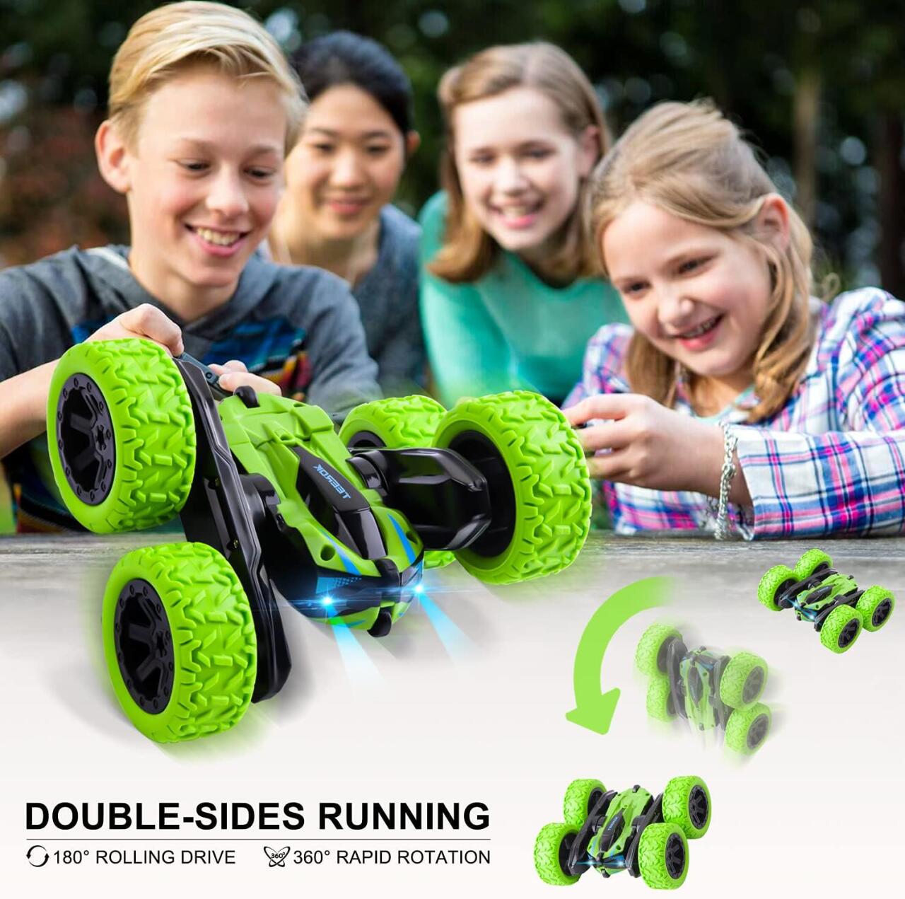 Auto Radiocontrol para Niños con Doble Rotación – 2.4G y Giro de 360 Grados