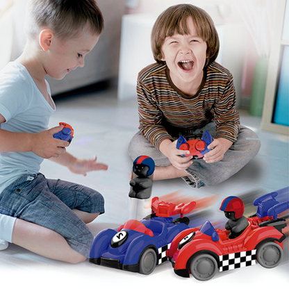 Juego de autos chocadores con mando a distancia