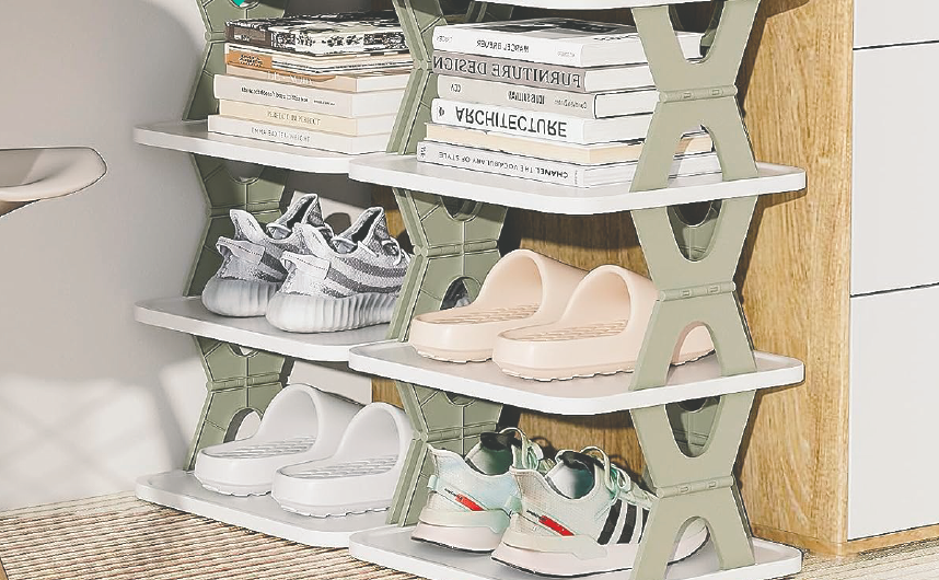 Zapatero ajustable 6 plantas Plástico ABS Alta calidad