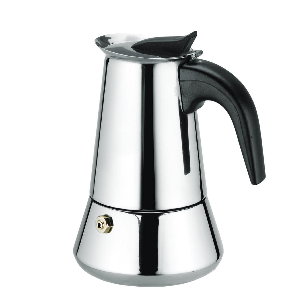 Cafetera Italiana De Acero Inoxidable 12 Tazas Inducción