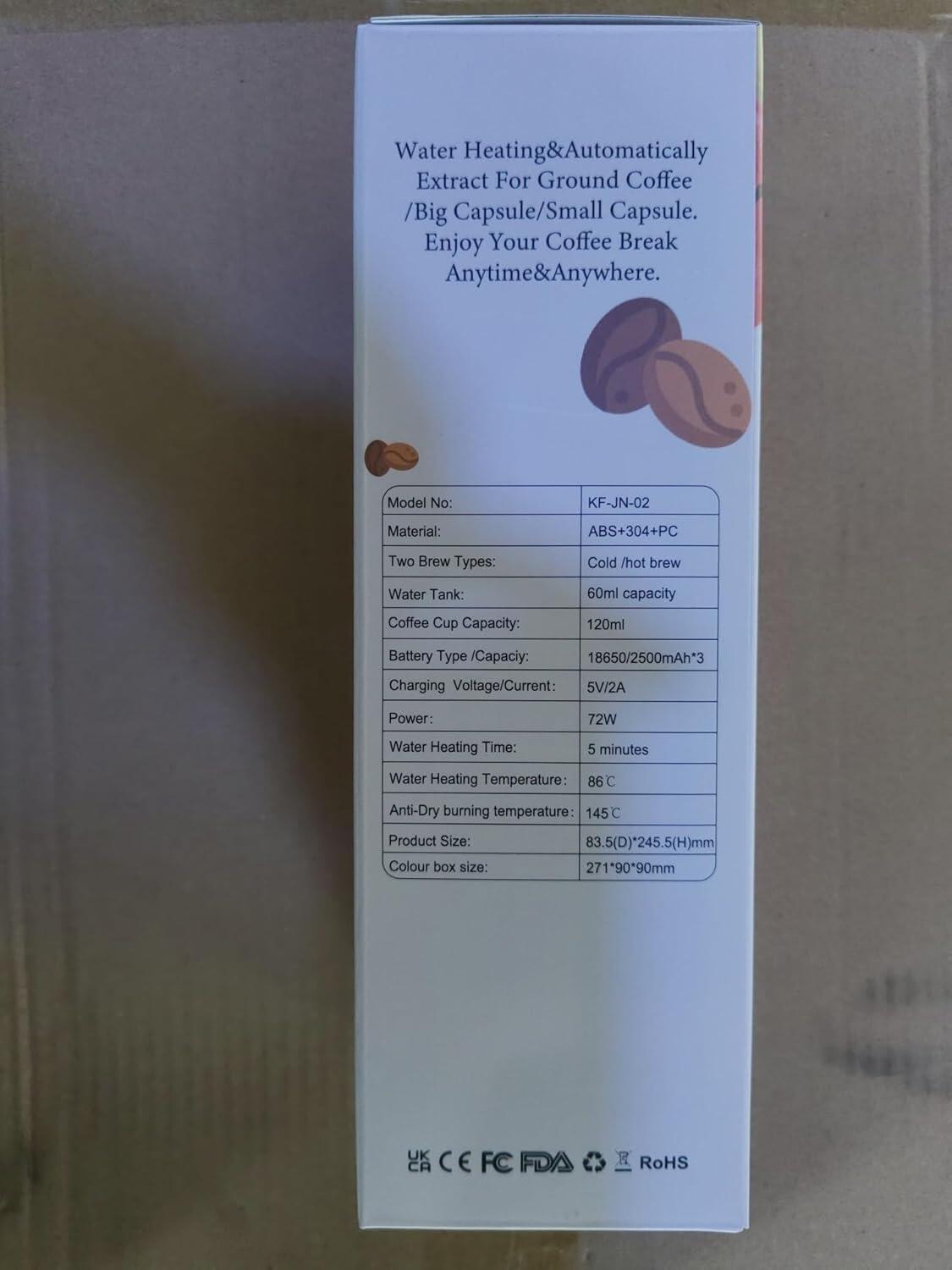 Cafetera Portátil 3 en 1 para amantes del café