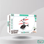 Helicóptero con mando y luces