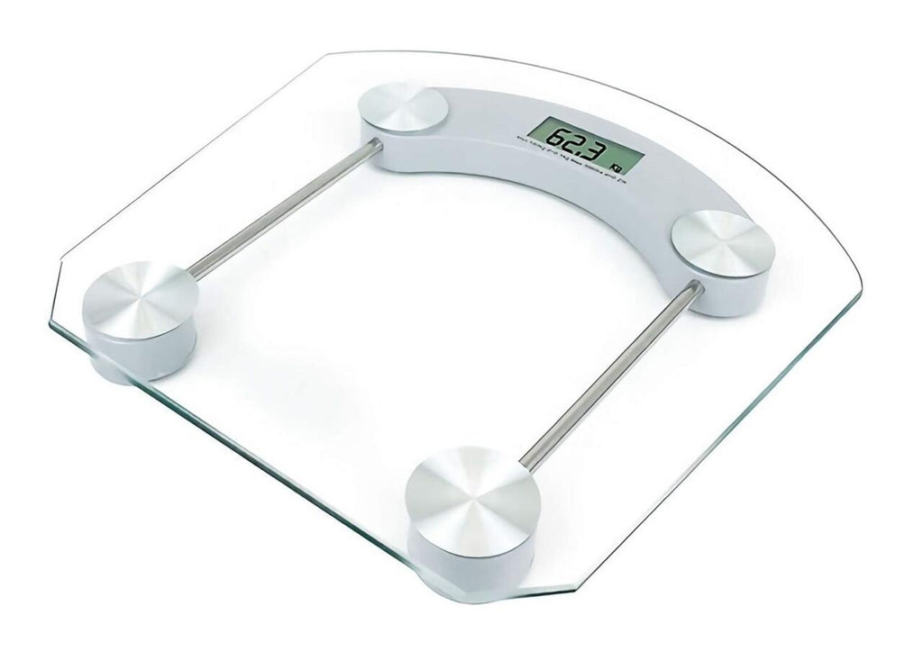 Báscula digital cuadrada con pantalla LCD de 4 dígitos hasta 180kg