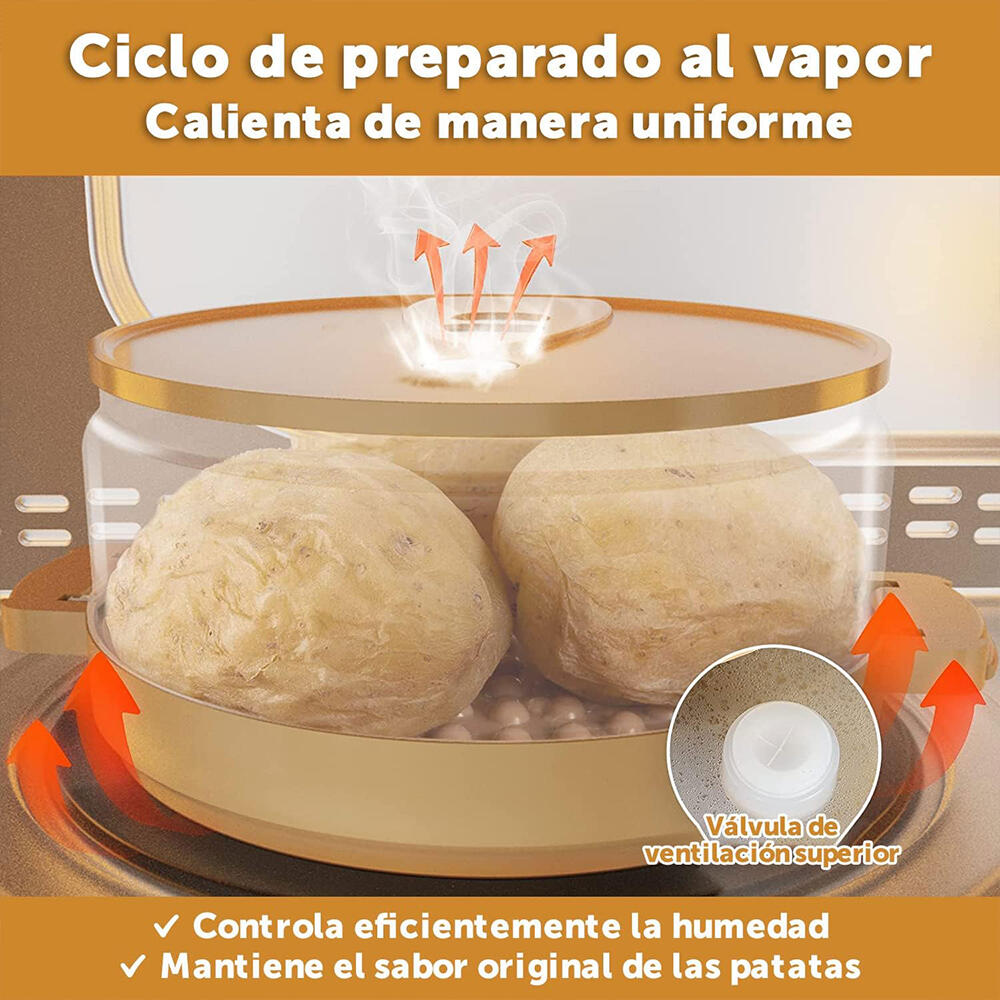 Vaporera Microondas para patatas asadas