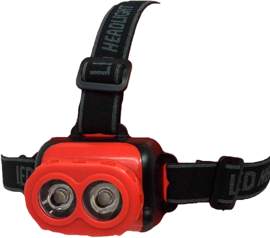 Linterna de cabeza con bombillas LEDS