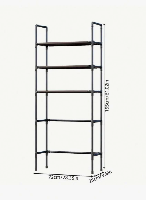 Estantería para lavadora ABS + Acero inoxidable
