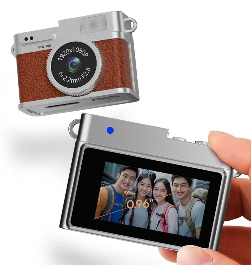 Mini cámara con pantalla IPS