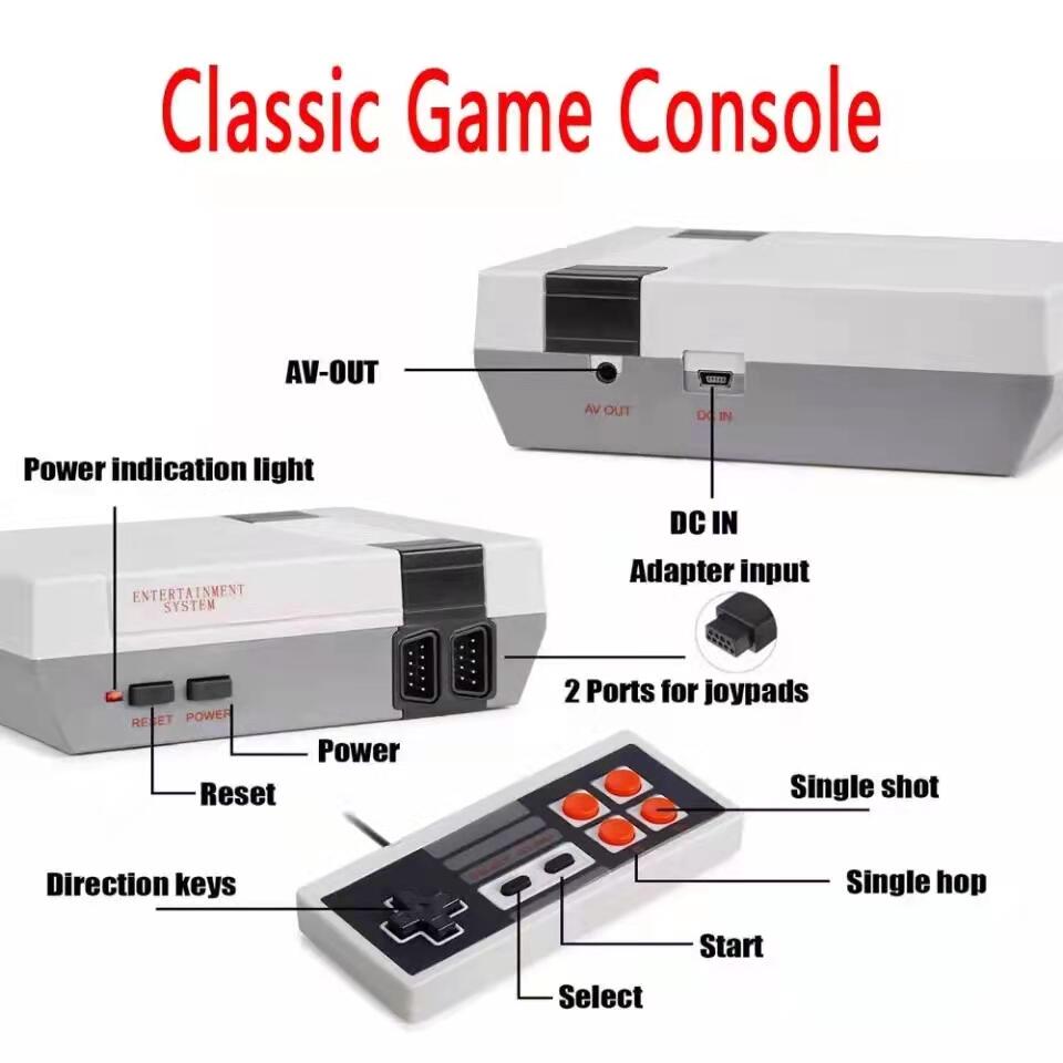 Mini consola de videojuegos 620 Juegos Retro