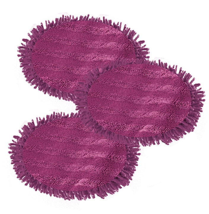 Mopa Triple de microfibra con cabezales rotatorios pulverizadores y brazo extensíble