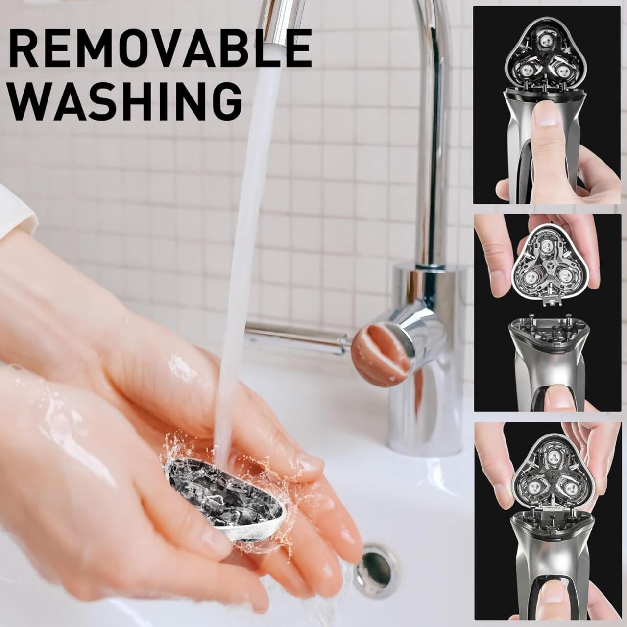 Afeitadora Giratoria Eléctrica para Hombres