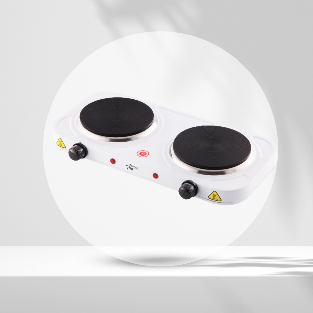 Cocina Eléctrica Portátil Doble 2000W