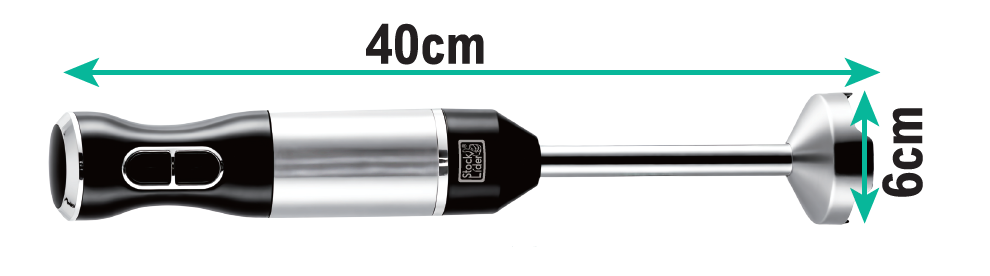 Batidora de mano eléctrica 800W