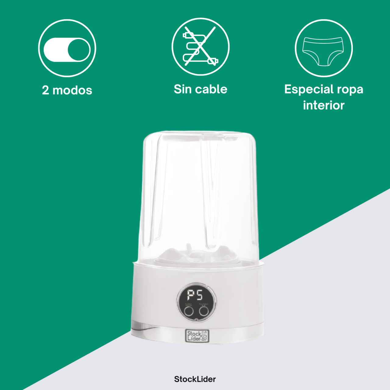 Mini lavadora portátil ¡Lava con un solo clic!