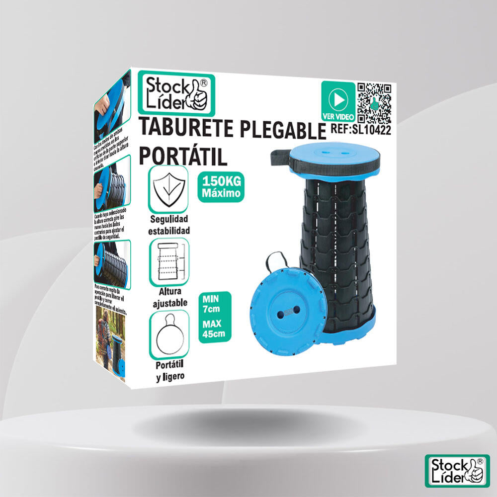 Taburete plegable portátil Múltiples usos