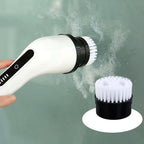 Cepillo de limpieza eléctrico giratorio 9 cabezales