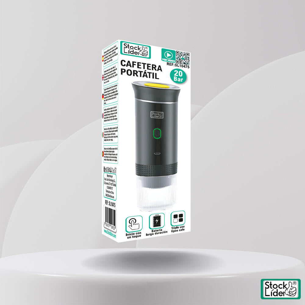 Cafetera portátil Compatible con cápsulas Nespresso® y Dolce Gusto®