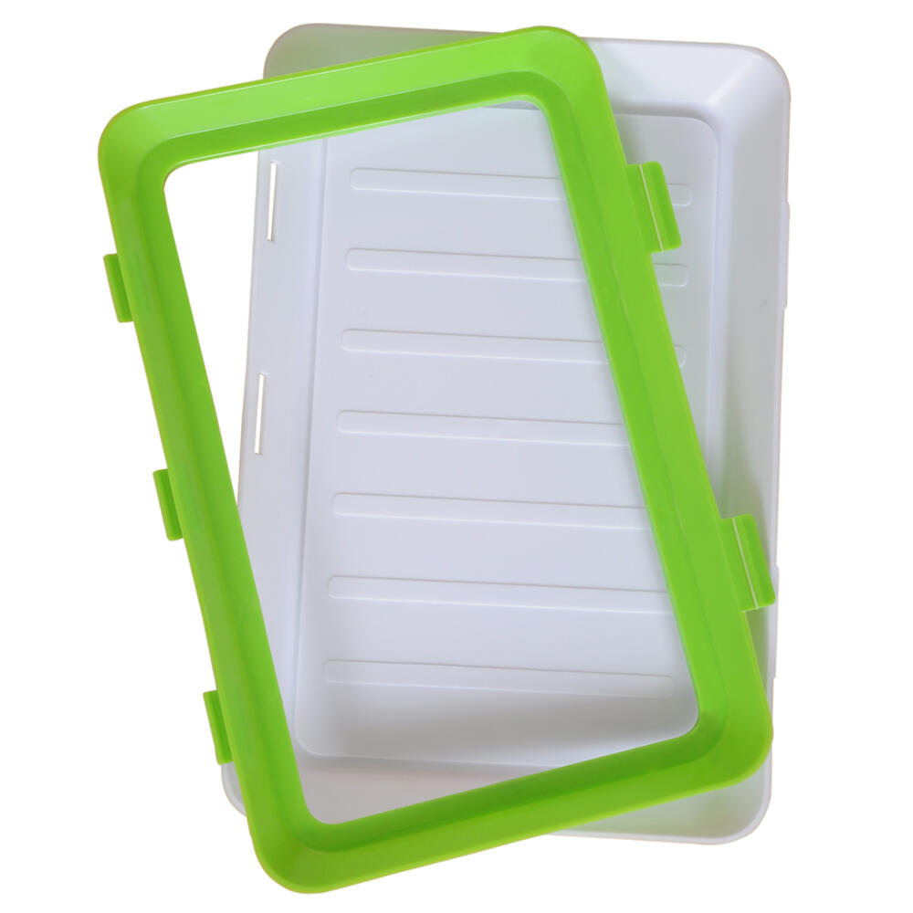 Pack 6 Bandejas De envasado Semi Vacío Apilable Conservación De Alimentos