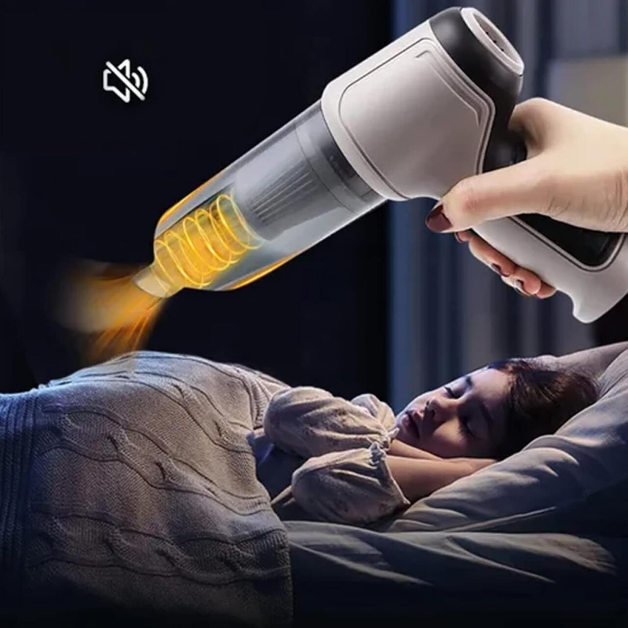 Aspirador de Mano Inalámbrico 4 en 1 con Soplador y Compresor