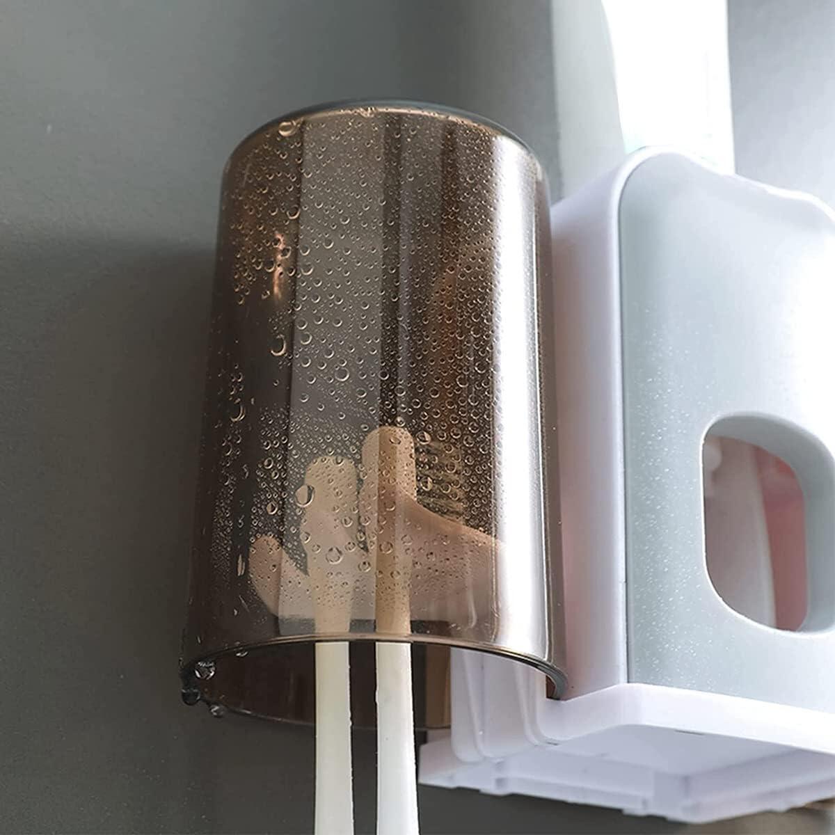 Soporte de Cepillo de Dientes con Dispensador Automático de Pasta