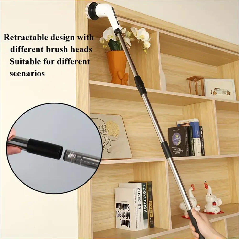 Cepillo de limpieza eléctrico giratorio 9 cabezales