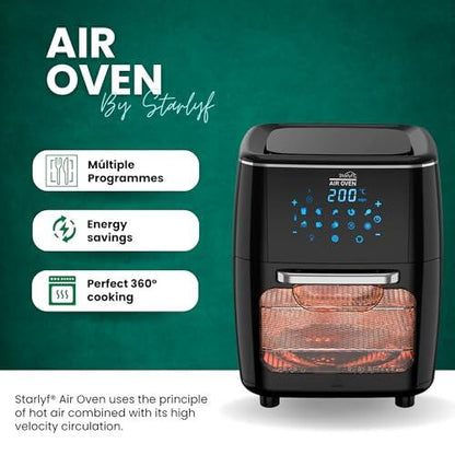 Horno freidora de aire de 12 L de capacidad
