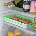 Pack 6 Bandejas De envasado Semi Vacío Apilable Conservación De Alimentos