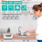 Tartera fiambrera eléctrica 2 en 1 - Recipiente de acero