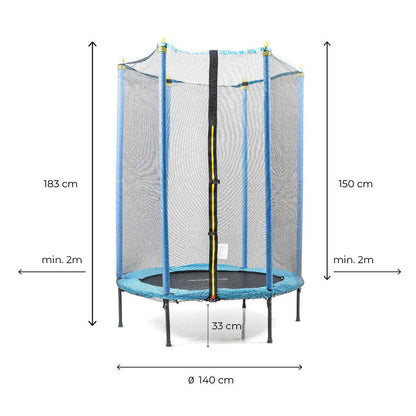 Cama Elástica Infantil con Red de Seguridad Zuply