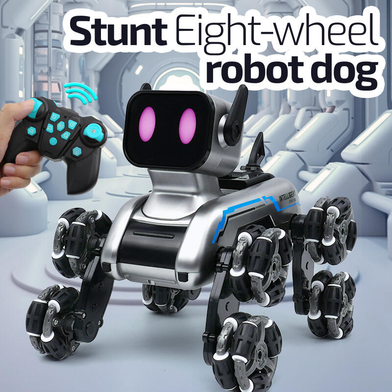 Perro Inteligente de 8 Ruedas STLNT – Juguete Robótico Interactivo y Tecnológico