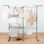 Tendedero Plegable Vertical Extensible con Ruedas Dolver XL 30 Barras