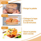 Vaporera Microondas para patatas asadas
