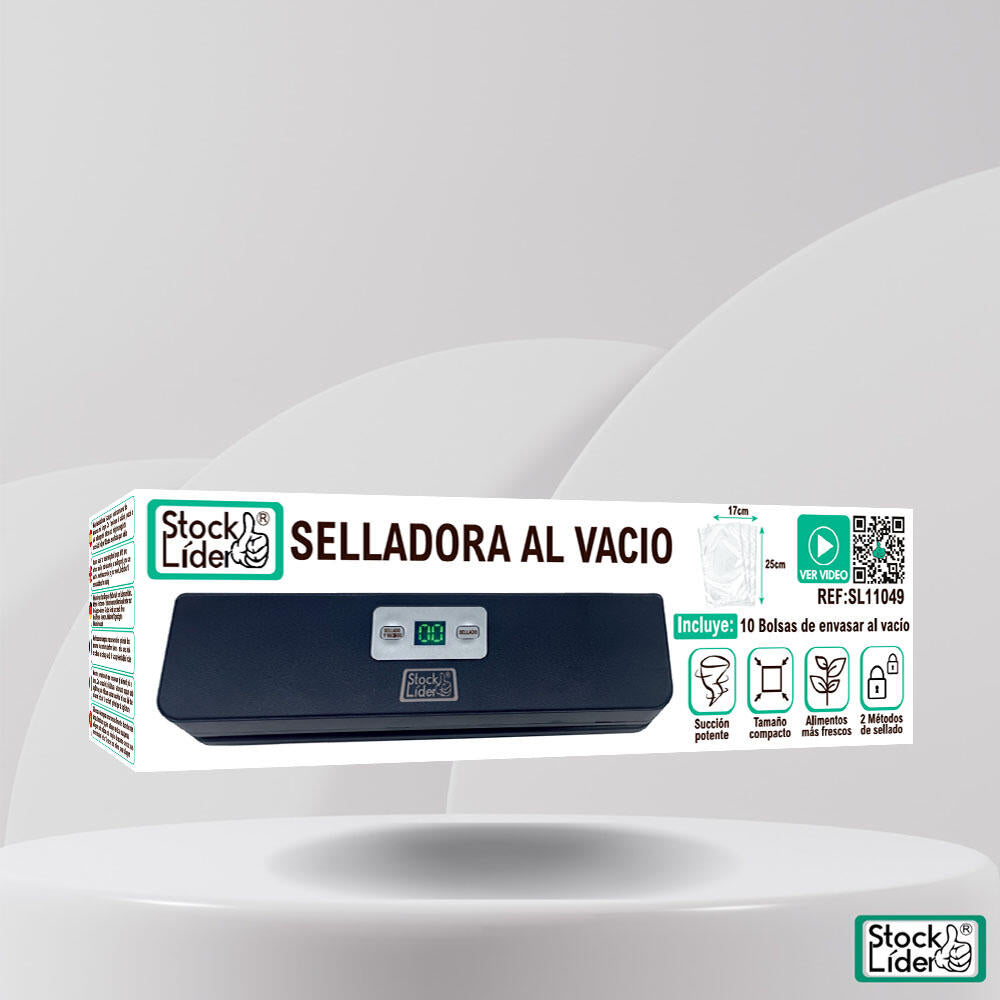 Selladora al vacío con potente sistema de succión