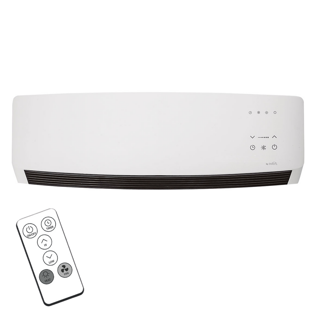 Climatizador y calefactor de pared 2 en 1