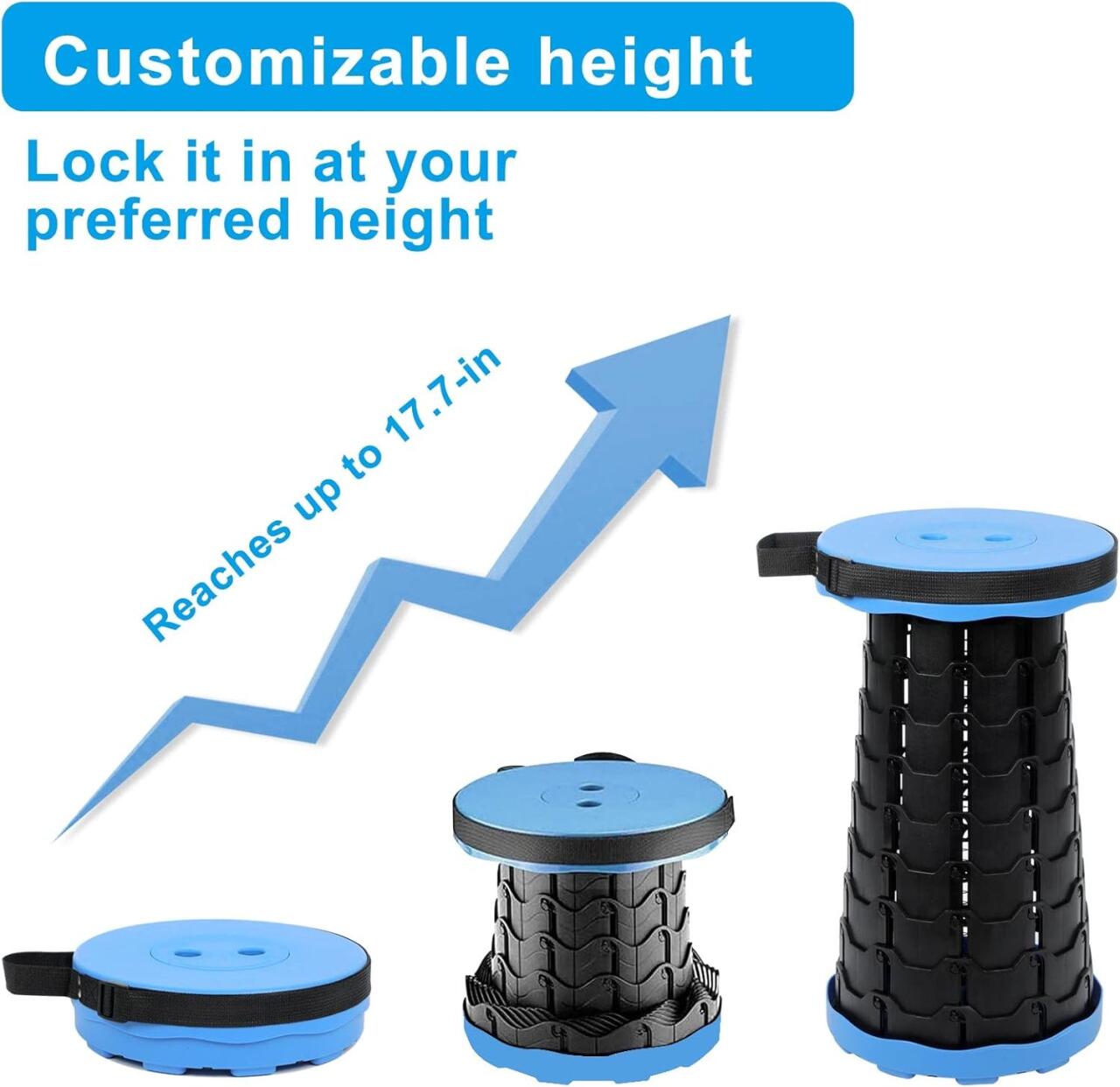 Taburete plegable portátil Múltiples usos