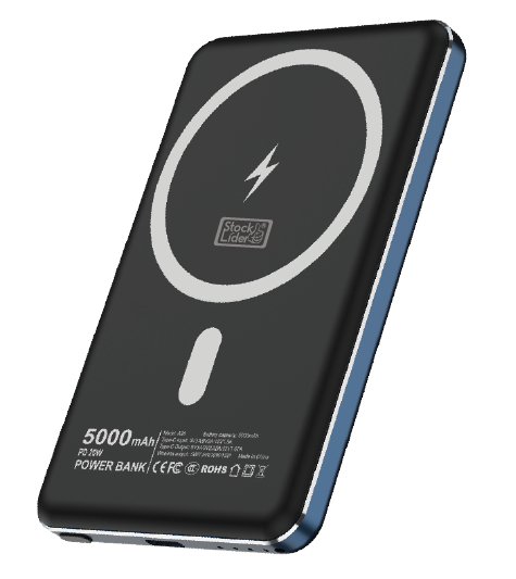 Powerbank inalámbrico Capacidad 5000 mAh USB Tipo C