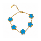Pulsera Fleur de Turquoise Éternelle