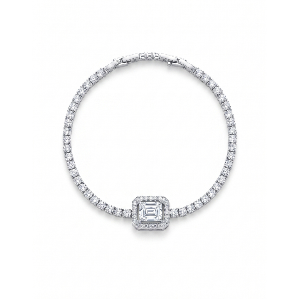 Pulsera Tennis Éclat Baguette