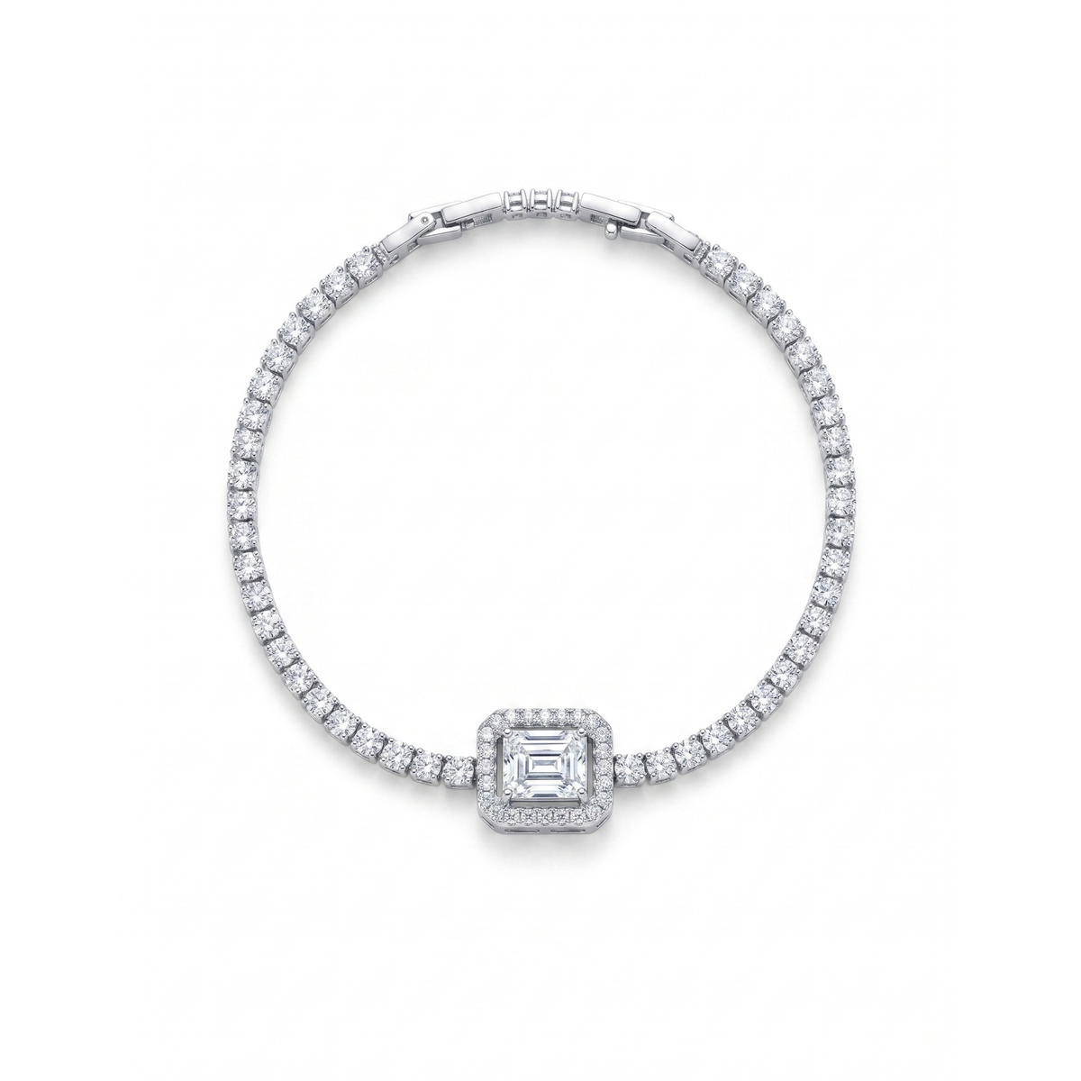 Pulsera Tennis Éclat Baguette