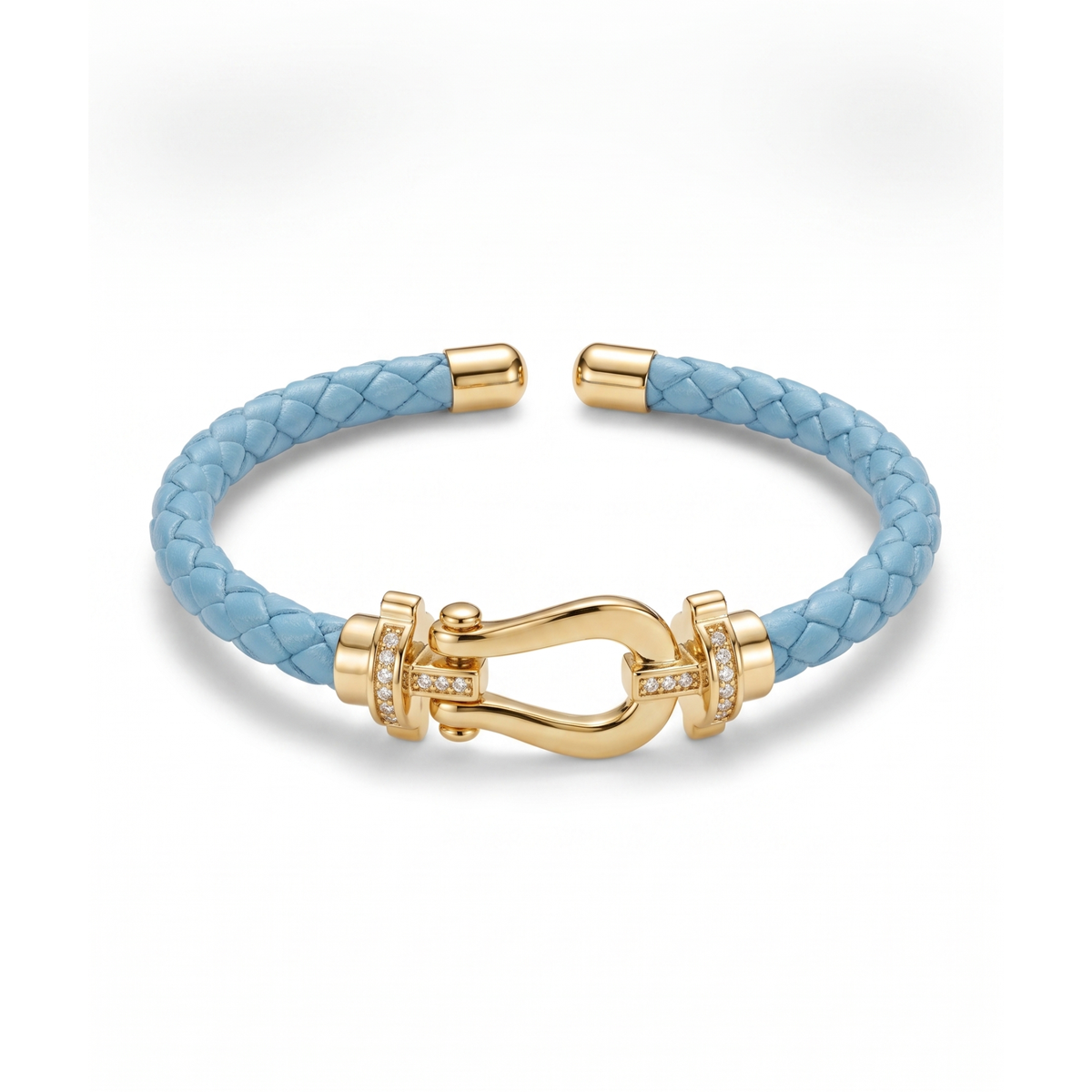Pulsera Lumière Celeste con Eslabón Pavé