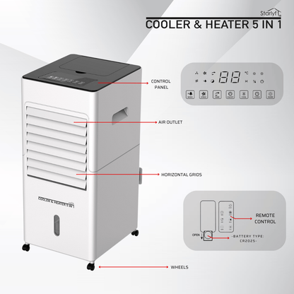 Refrigerador de ambientes, calefactor, ventilador, humidificador y purificador de aire - Nemessis Shop