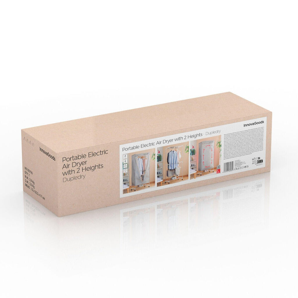 Secadora Eléctrica Portátil de 2 Alturas Dupledry Blue 1200 W - Nemessis Shop®